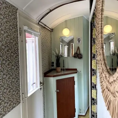 Fjordhytten. Rebuild Train Wagon From 1937.