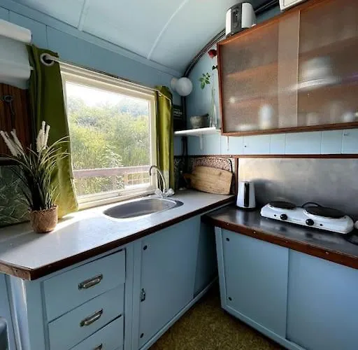 Fjordhytten. Rebuild Train Wagon From 1937. Lägenhet *